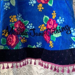 Matilda Jane round beach towel NWOT